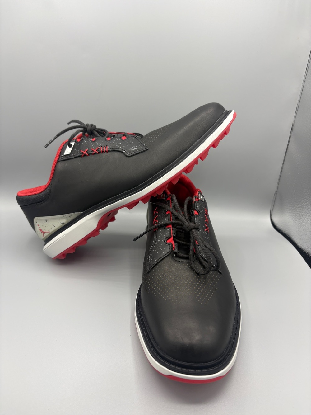 Air Jordan ADG 5 'Cement Bred' Black Golf Shoes, Size 10 FQ6642-001